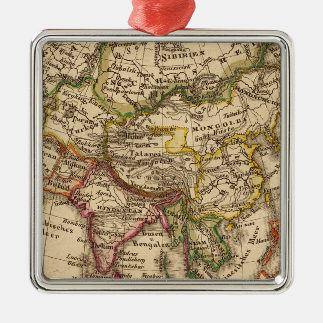 Asia 3 metal ornament (Front)