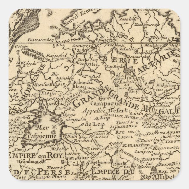 Asia 40 square sticker (Front)