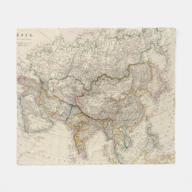 Asia 41 fleece blanket (Front (Horizontal))