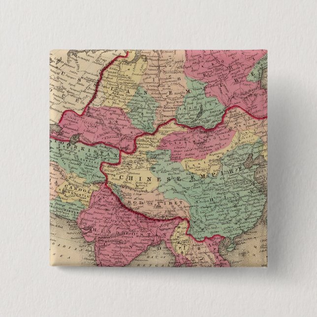 Asia 43 15 cm square badge (Front)