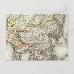 Asia 45 postcard