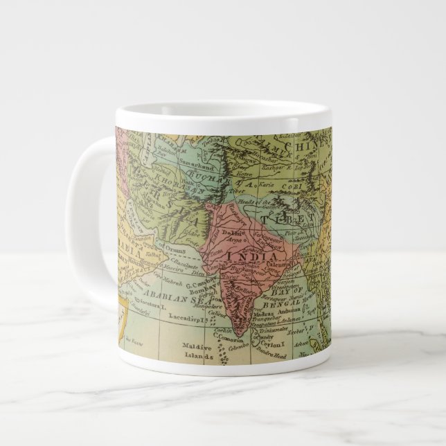 Asia 4 large coffee mug (Front Left)