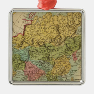 Asia 4 metal ornament