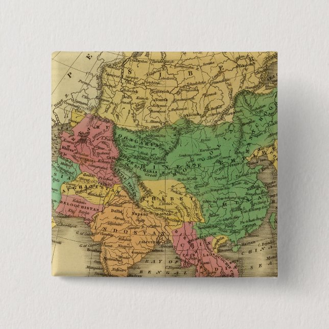 Asia 6 15 cm square badge (Front)