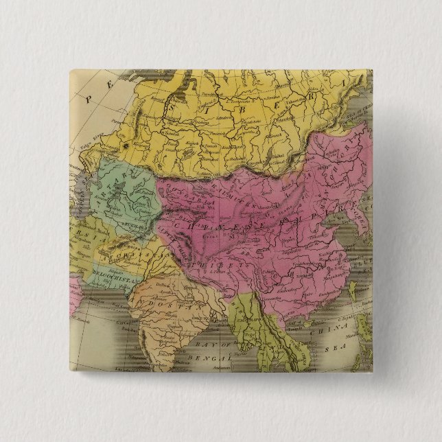 Asia 8 15 cm square badge (Front)