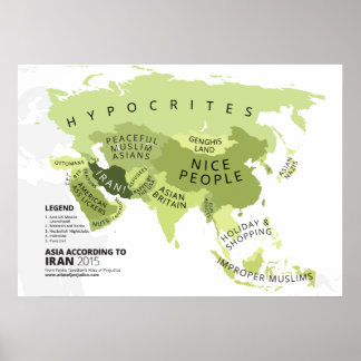 Asia According to Iran Poster