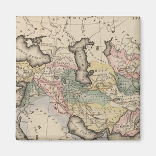 Asia Atlas Map Magnet
