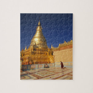 Asia, Burma (Myanmar) Mandalay, Sagaing Hill: Jigsaw Puzzle