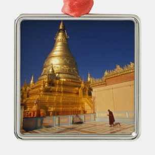 Asia, Burma (Myanmar) Mandalay, Sagaing Hill: Metal Tree Decoration