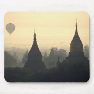 Asia, Burma, (Myanmar), Pagan (Bagan) Hot Air Mouse Pad