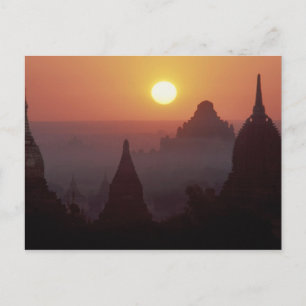 Asia, Burma, (Myanmar), Pagan (Bagan) The temple Postcard