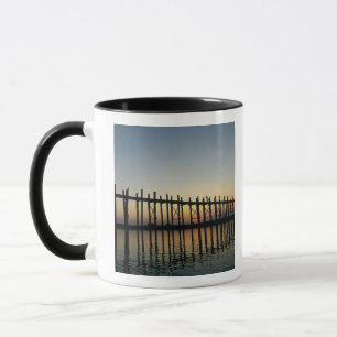 Asia, Burma (Myanmar) Silhouette of U Bien's 2 Mug