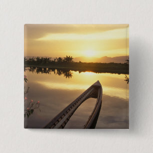 Asia, Burma (Myanmar) Sunken fishing boat 15 Cm Square Badge