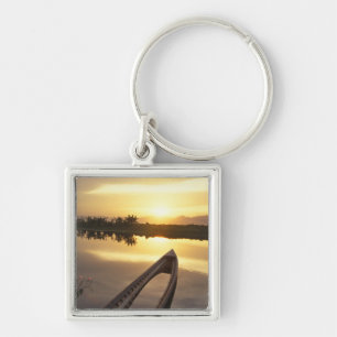 Asia, Burma (Myanmar) Sunken fishing boat Key Ring