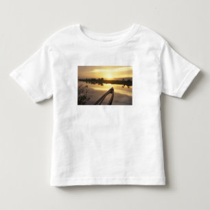 Asia, Burma (Myanmar) Sunken fishing boat Toddler T-Shirt
