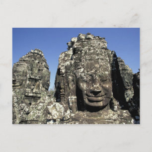 Asia, Cambodia, Siem Reap, Angkor Thom (b. Late Postcard
