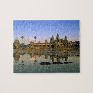 Asia, Cambodia, Siem Reap. Angkor Wat. 2 Jigsaw Puzzle