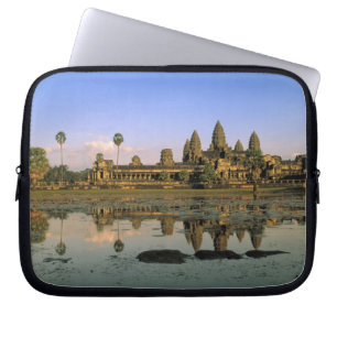 Asia, Cambodia, Siem Reap. Angkor Wat. 2 Laptop Sleeve