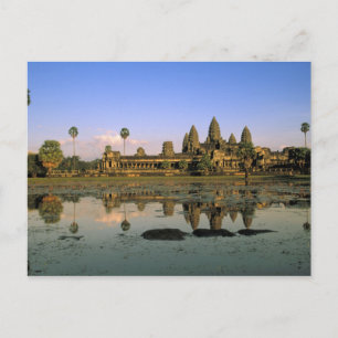 Asia, Cambodia, Siem Reap. Angkor Wat. 2 Postcard