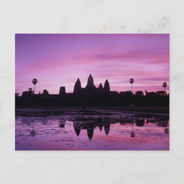 Asia, Cambodia, Siem Reap, Angkor Wat (b. 12th 2 Postcard (Front)