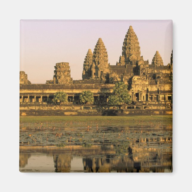 Asia, Cambodia, Siem Reap. Angkor Wat. Magnet (Front)