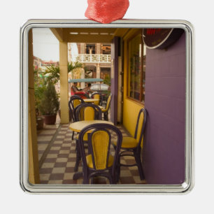 Asia, Cambodia, Siem Reap, coffee shop. Metal Tree Decoration