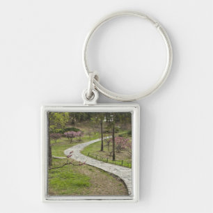 Asia, China, Beijing. Spring blossoms along Key Ring