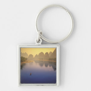 Asia, China, Guangxi Province, Yangshuo. Lone Key Ring