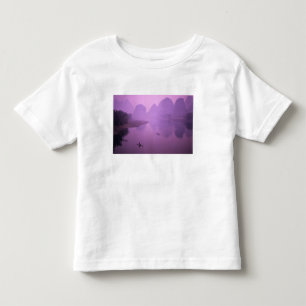 Asia, China, Guanxi, Yangshou. Fishermen on raft Toddler T-Shirt