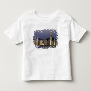 Asia, China, Hong Kong, city skyline and 2 Toddler T-Shirt