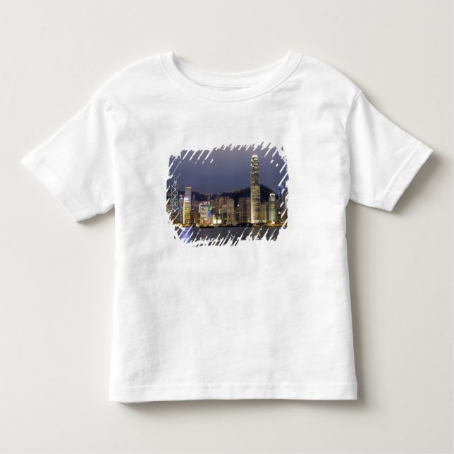 Asia, China, Hong Kong, city skyline and 2 Toddler T-Shirt (Front)