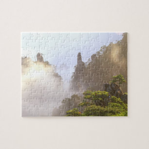 Asia, China, Huanshan. The Yellow Mountain in Jigsaw Puzzle