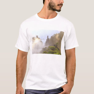 Asia, China, Huanshan. The Yellow Mountain in T-Shirt