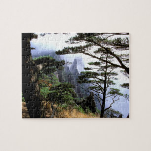 Asia, China, Huanshan. The yellow mountain Jigsaw Puzzle