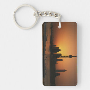 ASIA, China, Shanghai View of Oriental Pearl TV Key Ring