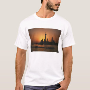 ASIA, China, Shanghai View of Oriental Pearl TV T-Shirt
