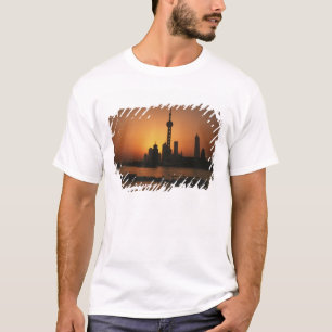 ASIA, China, Shanghai View of Oriental Pearl TV T-Shirt