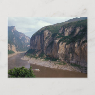 Asia, China, Yangtze River, Three Gorges. Postcard