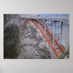 Asia, China, Yangtze River. Zigui to Men Tian Poster