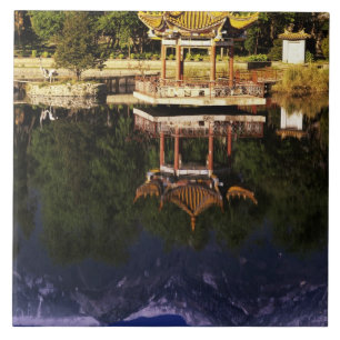 Asia, China, Yunnan, Dali. Cangshan Mountains Tile