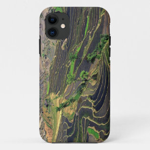 Asia, China, Yunnan, Honghe. Rice Terraces near iPhone 11 Case