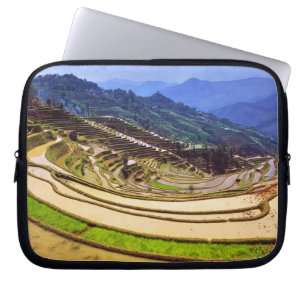 Asia, China, Yunnan Province, Yuanyang County. Laptop Sleeve