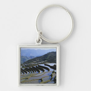 Asia, China, Yunnan, Yuanyang. Rugged Key Ring