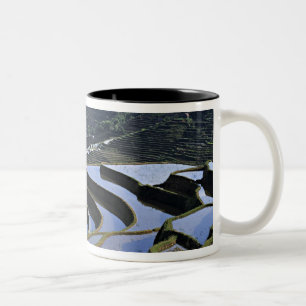 Asia, China, Yunnan, Yuanyang. Rugged Two-Tone Coffee Mug