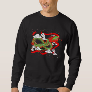 Asia Chinese Culture Animal Fantasy Creature Mythi Sweatshirt