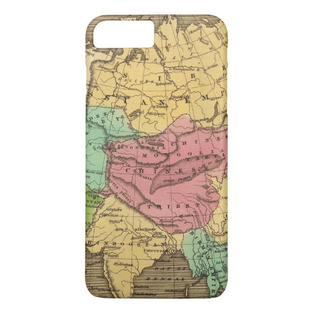Asia Hand Coloured Atlas Map 2 Case-Mate iPhone Case (Back)