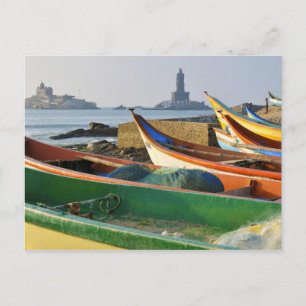 Asia, India, Tamil Nadu, Kanniyakumari 2 Postcard