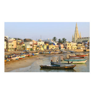 Asia, India, Tamil Nadu, Kanniyakumari Photo Print