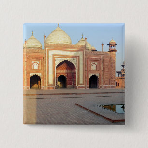 Asia, India, Uttar Pradesh, Agra. On the 15 Cm Square Badge