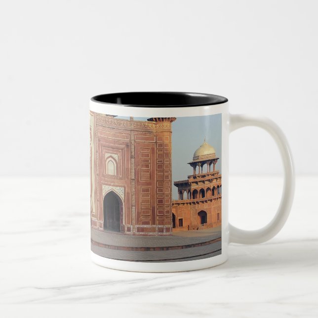Asia, India, Uttar Pradesh, Agra. On the Two-Tone Coffee Mug (Right)